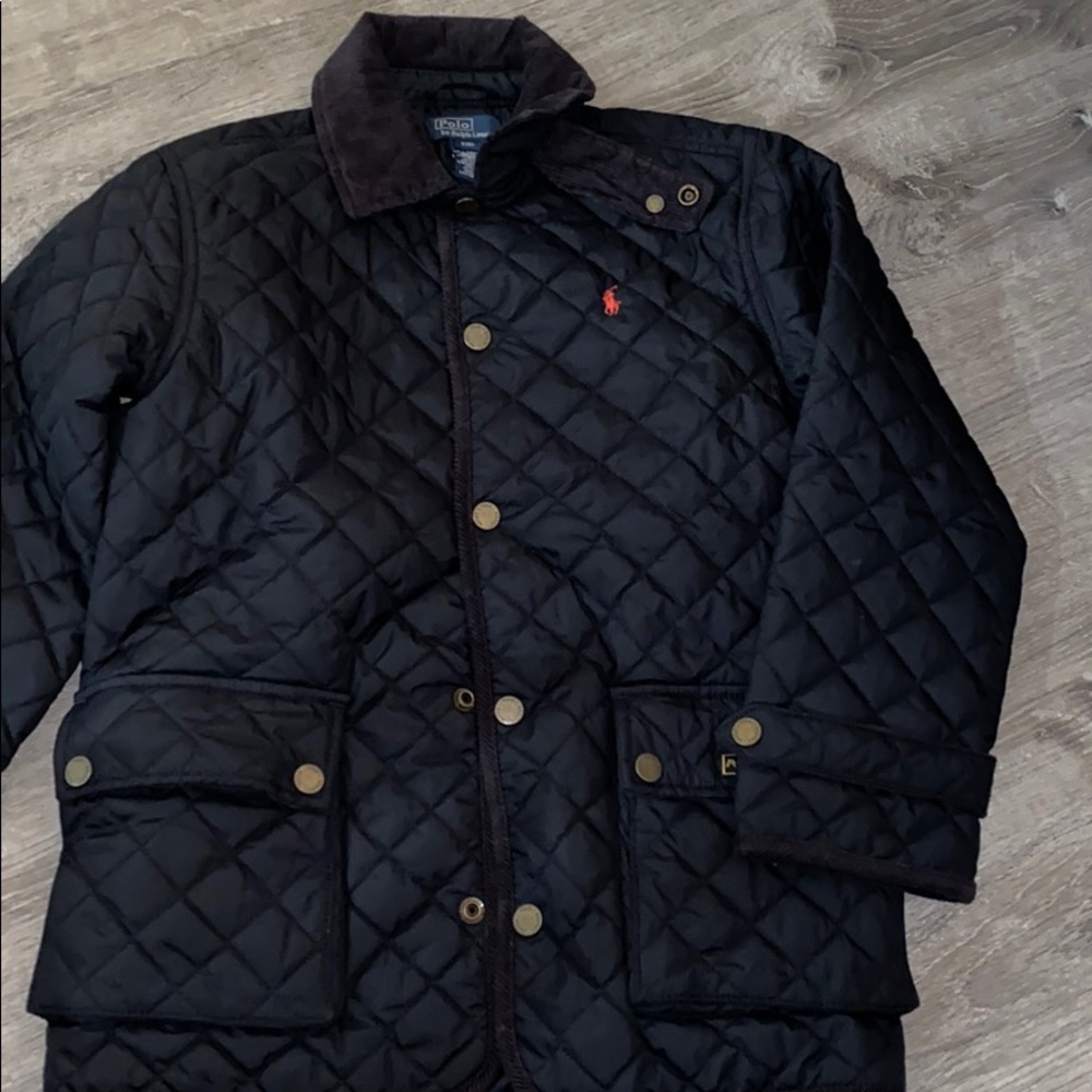 Boys polo Ralph Lauren coat blue size so small 8